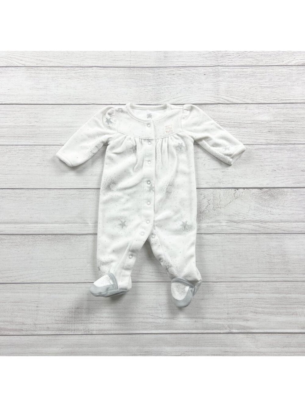 Just One You Carter's Baby Girl Angel Sleeper Footie Pajamas  0-3 Months